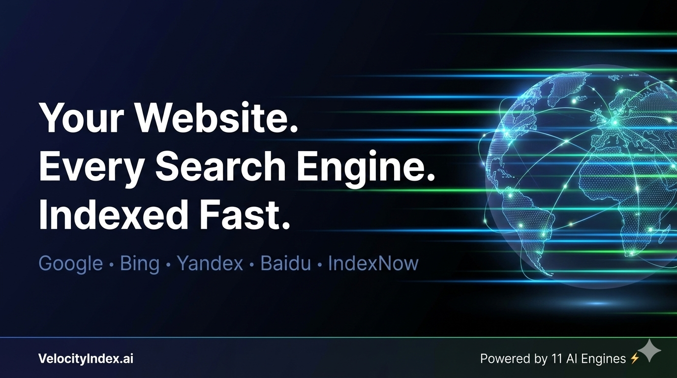 VelocityIndex — the world’s fastest SEO indexing platform